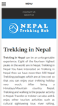 Mobile Screenshot of nepaltrekkinghub.com